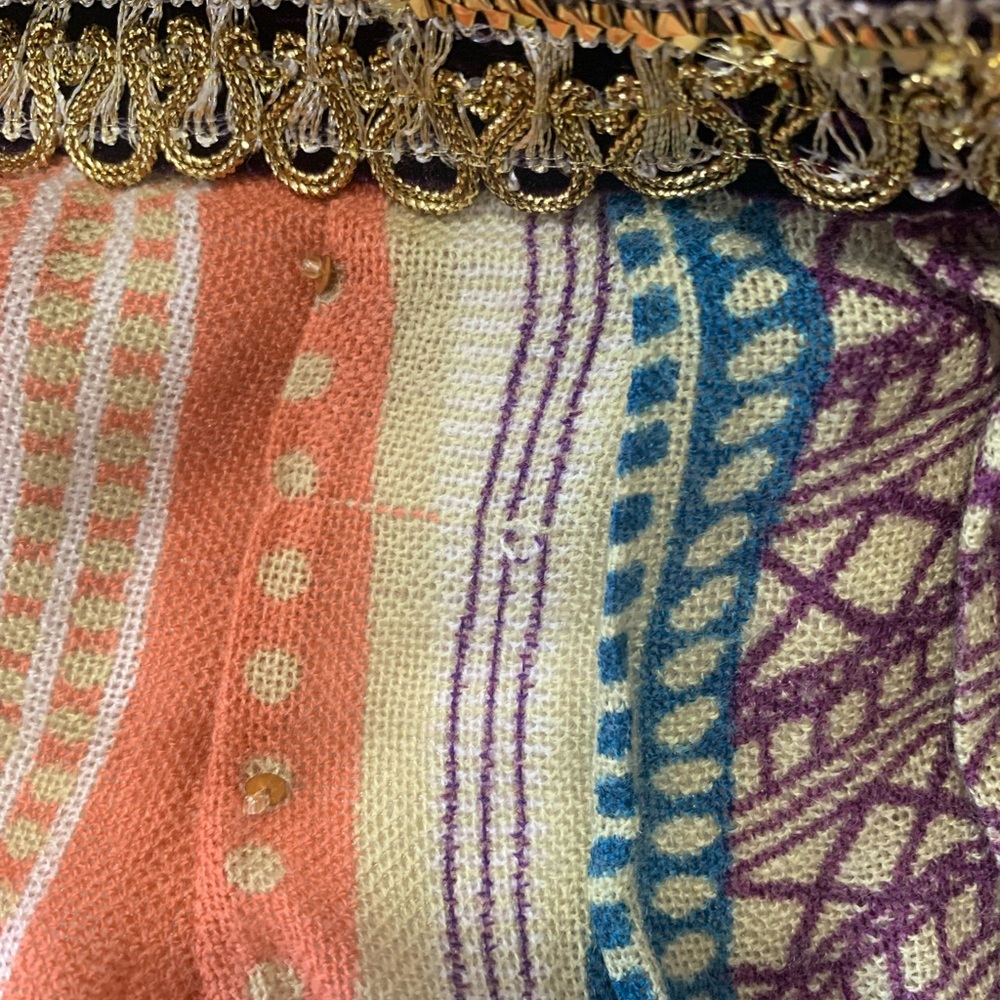 Bohemian Multicolor Halter Dress 10 - Picture 9 of 11